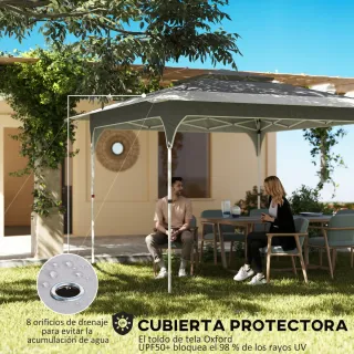 Carpa Plegable 3.5x3.5m Ajustable