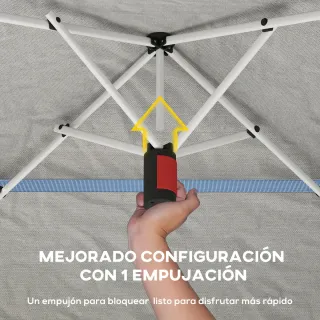Carpa Plegable 3.5x3.5m Ajustable