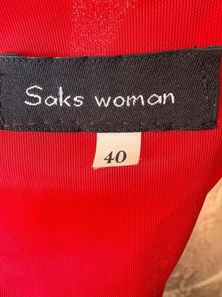 Vestido rojo tirantes S