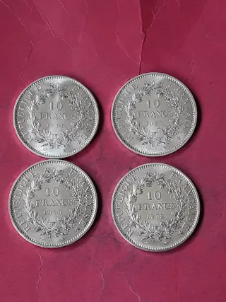 5 PESOS MEXICO 1947/48 (3)+10 FRANCOS (4).FERNANDO