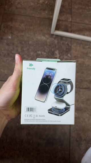 Cargador 3 en 1 Friendly Carga Simultánea