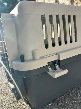 Transportín perro grande con bebedero