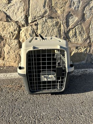 Transportín perro grande con bebedero