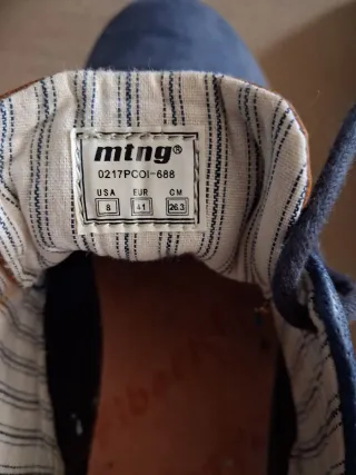 Scarpe casual blu e marroni