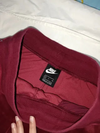 Pantalón chándal Nike Velour Rojo