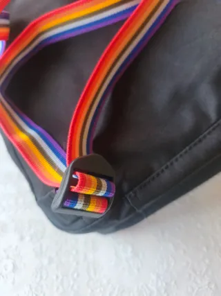 Mochila Fjallraven Kanken Negra Multicolor