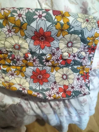 Blusa flores tipo Liberty multicolor