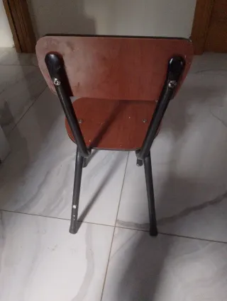 Silla infantil madera y metal