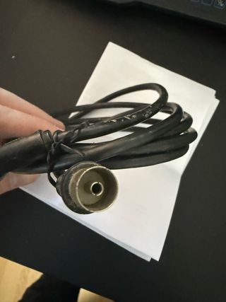 Cable alargador Antena TV Coaxial Macho-Hembra