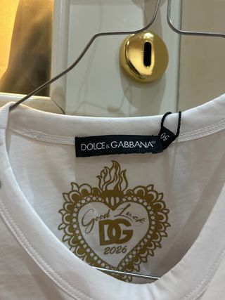 T-shirt Dolce & Gabbana Bianca Nuova - Originale