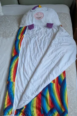 Saco Dormir Infantil Unicornio Arcoíris