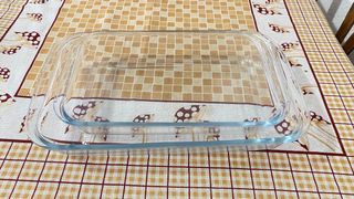 Juego de 2 Bandejas de Cristal Rectangulares
