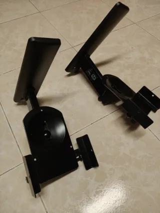 Soportes de pared B-TECH para altavoces (negro)