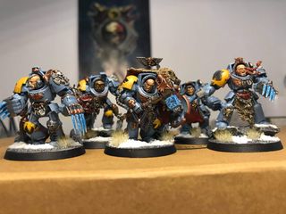 Wolfguard Terminator x5 - Space Wolves