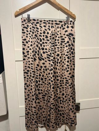 Falda midi SHEIN animal print talla M