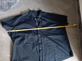 Camisa Hombre Talla Grande 6XL azul marino