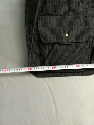 Bolso Tote Gris/Negro Mano y Hombro