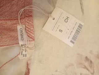 Vestido tirantes Oysho estampado hojas