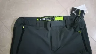 Pantaloni tecnici da lavoro grigio/verde oliva