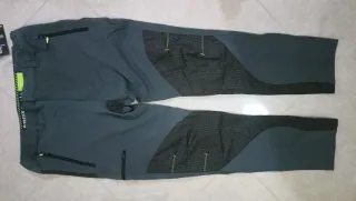 Pantaloni tecnici da lavoro grigio/verde oliva