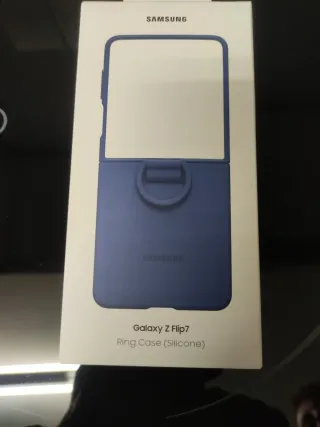 Funda Samsung Galaxy Z Flip7 Silicona con Anillo
