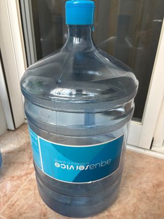 Botella de agua vacía AquaService