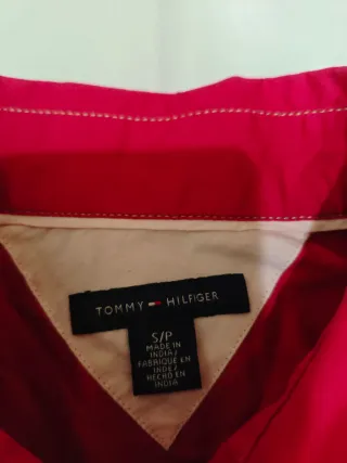 Camisa Tommy Hilfiger Mujer Roja