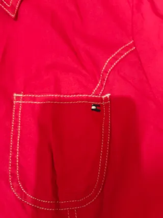 Camisa Tommy Hilfiger Mujer Roja