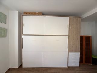 Cama abatible con armario integrado