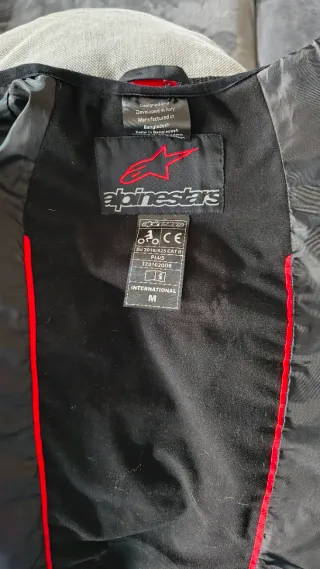 Chaqueta Moto Alpinestars Negra Talla M