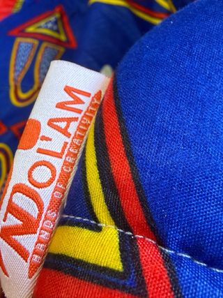 Chaqueta acolchada vintage 90s estampado étnico