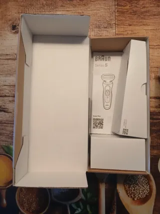 Afeitadora Shaver Braun S-Box 52-B1200si Blu