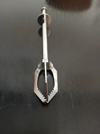 Pinza para hielo acero inoxidable