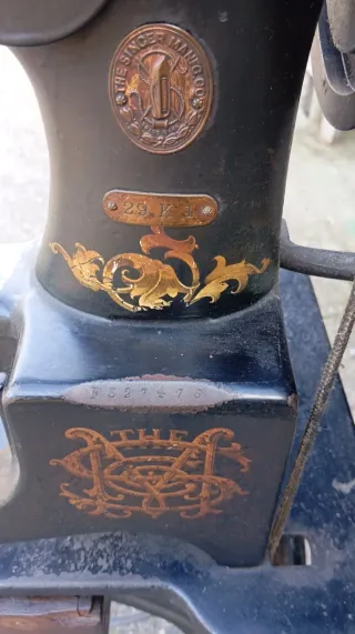 Máquina de coser Singer 29K1 de zapatería (1910)