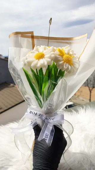 Ramo margaritas de velas aromáticas