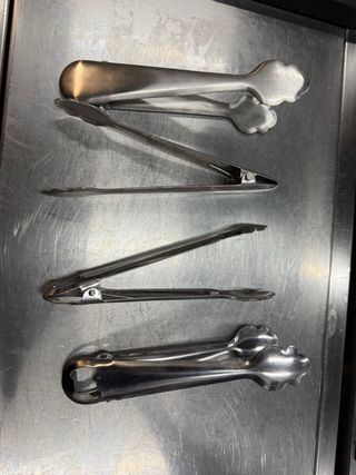 Pinze per ghiaccio in metallo, 3 unità