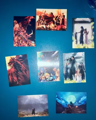 94 Cartas Final Fantasy 7 Anniversary Art Museum