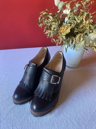 Zapatos tacón piel Bagatt 39