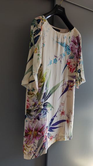 Vestido Zara Woman Estampado Flores