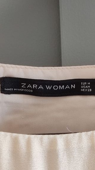 Vestido Zara Woman Estampado Flores