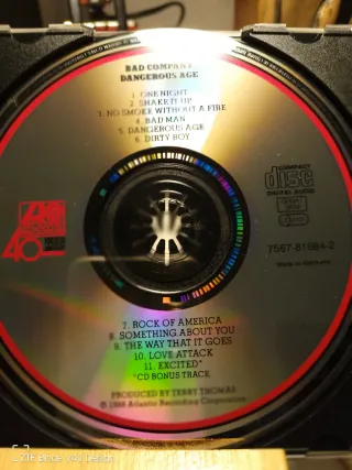 CD Bad Company - Dangerous Age