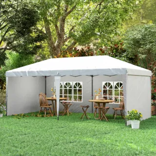 Carpa Plegable 6x3m con 4 Laterales