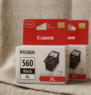 2 Cartucce d'Inchiostro Canon 560 XL Originali