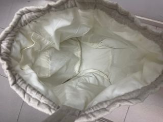 Bolso de tela con flores