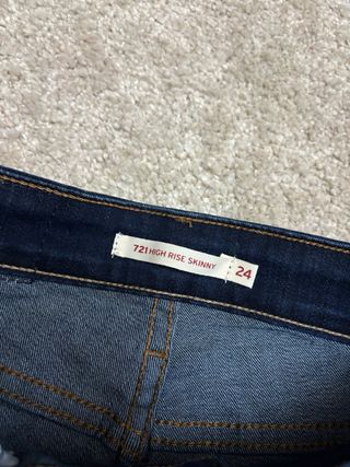 Pantalón Levi's Mujer Skinny 721 Azul