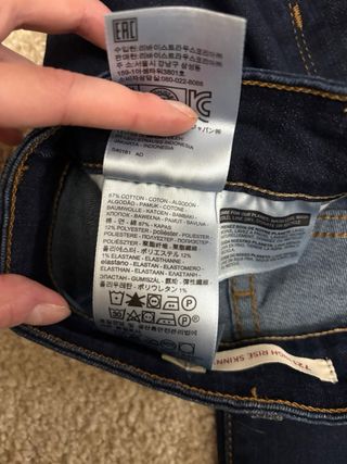 Pantalón Levi's Mujer Skinny 721 Azul