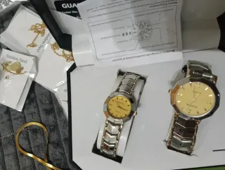 Relojes DELANV Acero Dorado y Plateado