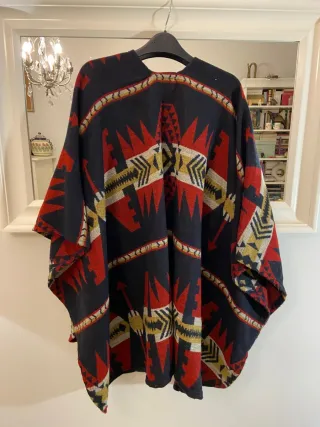 Poncho Navajo Multicolor Talla Única