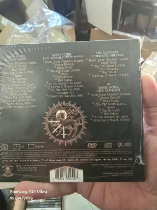 Behemoth Messe Noire CD + DVD Ao Vivo