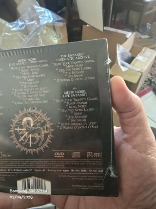 Behemoth Messe Noire CD + DVD Ao Vivo